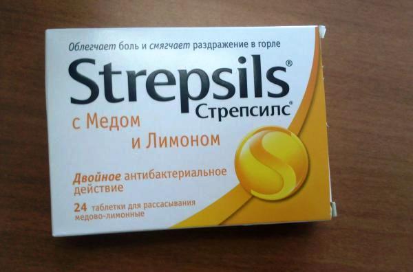 стрепсилс - средство от фарингита